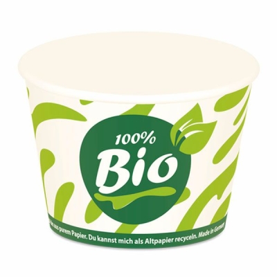 Bio Pappbecher 100% Papier - S3 - 260ml - 50 Stück