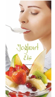 Menükarten  Eiskarten  Joghurt Eisbecher - 10 Stück