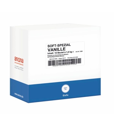 Anona Vanille Eisfix Soft Spezial 10 x 1,0 Kg